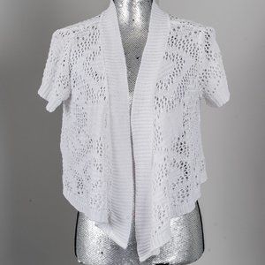 NWOT Joseph A crochet cardi - M